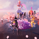 A screenshot from Fortnite's Ariana Grande concert event.